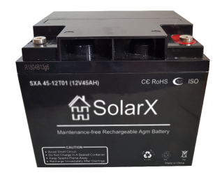 Акумуляторна батарея SolarX SXA 45-12T01